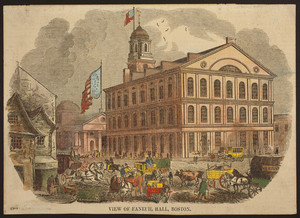 View of Faneuil Hall, Boston