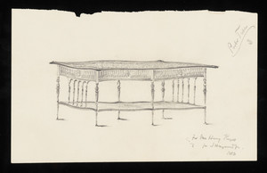 Pencil Drawing -- "Parlor Table"