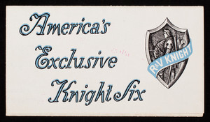 America's Exclusive Knights Six, Root & Van Dervoort Engineering Co., East Moline, Illinois