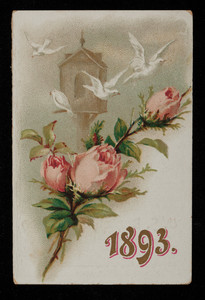 Calendar 1893, United States Dental Association, Music Hall, Providence, Rhode Island