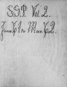 Sarah Gooll Putnam diary 2, 27 June 1861 to 19 March 1862