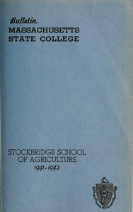 Stockbridge School of Agriculture 1941-1942