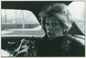 Edith Henry in taxi