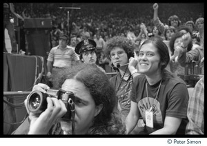 Audience at the No Nukes festival, Madison Square Garden