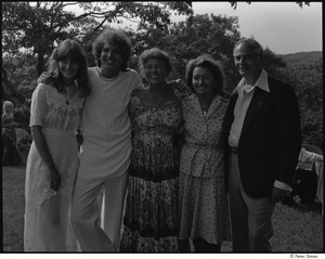 My Wedding: Group portrait of Ronni, Peter, Andrea Simon, and (probably) Ronni Berman's parents