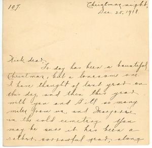 Letter from Letitia Crane to Frank F. Newth