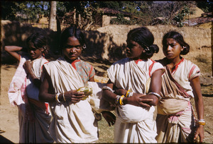 Young Munda girls at a festival