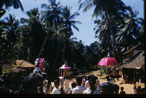 Village temple festival procession