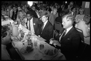 Patrick Kennedy campaign breakfast of ham and eggs at Caruso's Restaurant