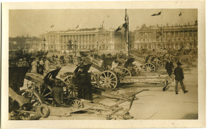German artillery on display