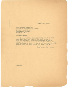 Letter from W. E. B. Du Bois to The Harmon Foundation
