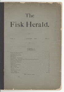 The Fisk herald vol. V, no. 7