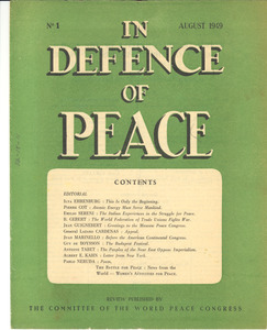 In defence of peace