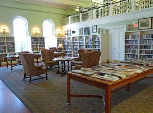 Lenox Library: interior of reading room