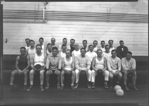 Faculty volleyball, Massachusetts Agricultural College. 1