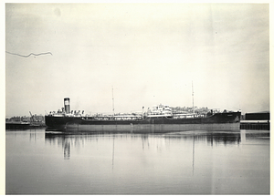 [View of the "Pan-Amoco" ship]