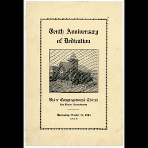 Tenth anniversary of dedication