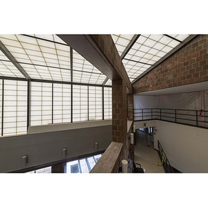 Harriet Tubman House atrium skylight from third floor, right