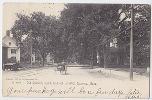 Delivery notice postcard