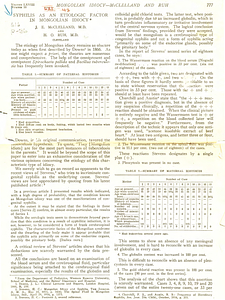 Syphilis as an etiologic factor in Mongolian idiocy