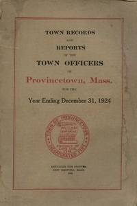 Annual Town Report - 1924