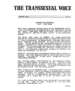 The Transsexual Voice (August 1993)