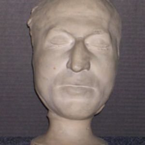 Phrenology cast of face of William Marcellus Goodrich, 1833