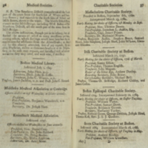 The Massachusetts Register and United States Calendar for the Year of Our Lord 1807