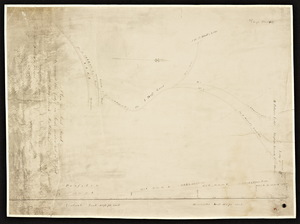 Plan for railroad to connect the ledges on Snake-Meadow hill in Westford with Stony Brook Rail Road.