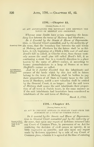 1791 Chap. 0042 An Act To Prevent Appeals In Certain Cases From The Judgment Of A Court Of Common Pleas.