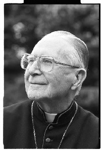 Cardinal Cahal Daly, shots taken when he was a Bishop