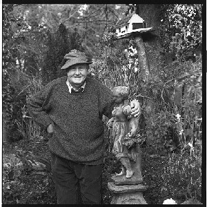 John Scarlett, retired smuggler, Northern Ireland to and from the Republic Of Ireland in 1950s (including contraceptives, razor blades, etc.). Portraits taken at his home in Magheraveely, Co. Fermanagh