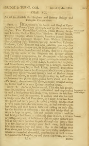 1807 Chap. 0092. An act to establish the Hingham and Quincy Bridge and Turnpike Corporation.