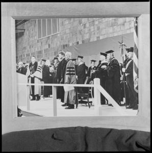 Photographs of John F. Kennedy visit to Amherst College, 1963 October 26
