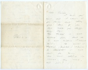 Emily Dickinson letter to Lavinia Dickinson