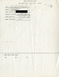 Citywide Coordinating Council daily monitoring report for Charlestown High School by Anthony Banks, 1975 December 8