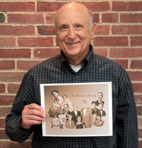 Herb Glickman at the Sharon Mass. Memories Road Show