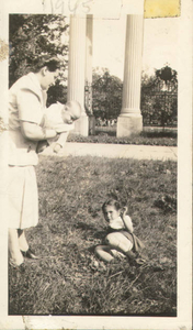 Mother with my cousins in Franklin Park