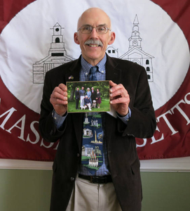 John Stevens at the Spencer Mass. Memories Road Show