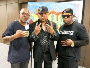 Marquis Taylor at the "Show 'Em Whatcha Got" Mass. Memories Road Show: The Hip-Hop Edition