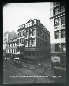 Buildings on west side Washington Street 211-235