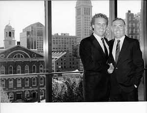 Joseph P. Kennedy II and Mayor Raymond L. Flynn