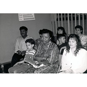 Participants at a child care training celebration.