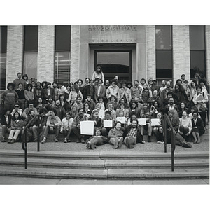 School of Law, Class of 1986 on the steps of Gryzmish Hall