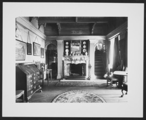 Interior view of Indian Hill, Province House room, West Newbury, Mass., ca. 1900