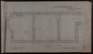 Piling plan, House for James Means, Esq., Bay State Road, Boston, Feby. 26, 1897