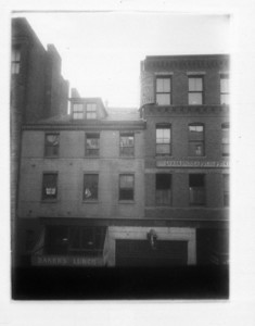 Buildings above Lagrange St. entrance, to Washington Street tunnel, Boston, Mass., ca. 1908