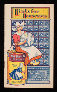 Hints for housewives, Old Dutch Cleanser, The Cudahy Packing Co., Omaha, Nebraska