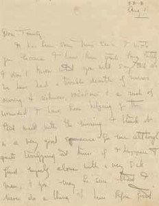 Letter from Eleanor "Nora" Saltonstall to her family, 21 August 1918