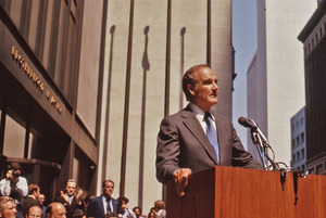 George McGovern addressing rally for Soviet Jewry